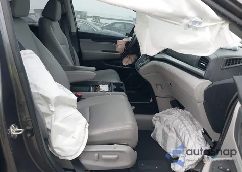 2019 Honda Odyssey Ex-L from USA, damaged, VIN 5FNRL6H7XKB124249